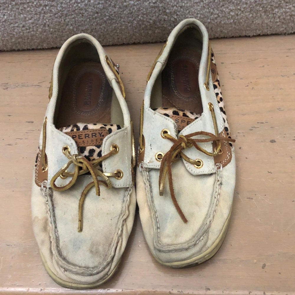 Used Cheetah Print Sperrys - Picture 3 of 7